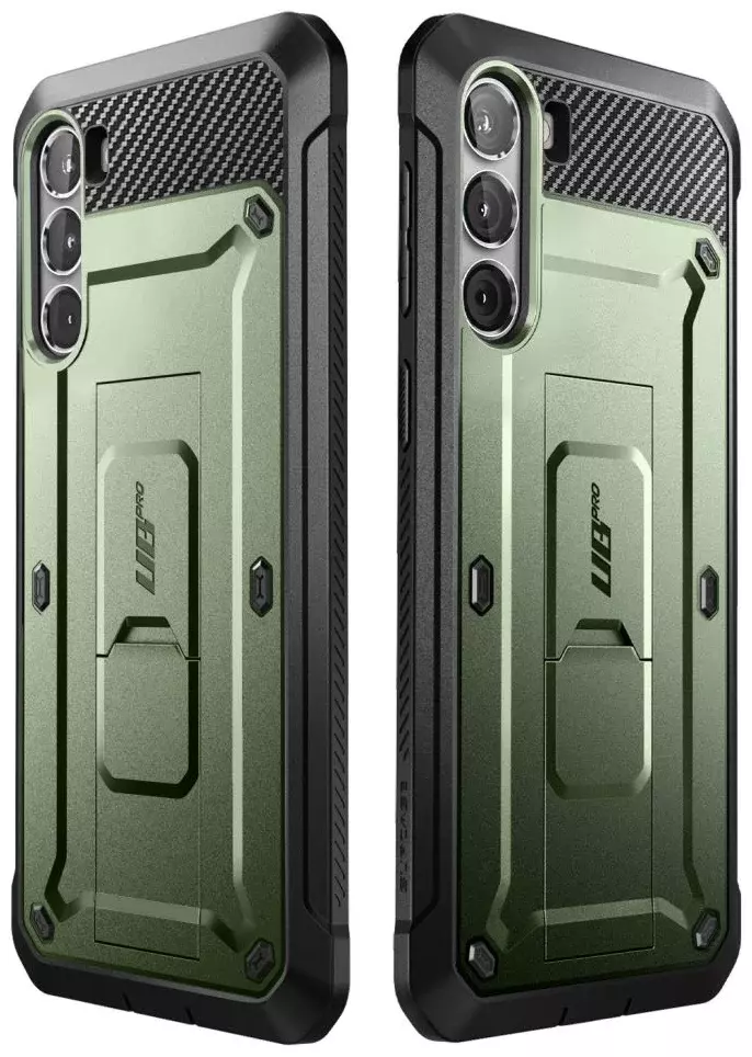 Противоударный чехол бампер Supcase Unicorn Beetle PRO для Samsung Galaxy S23 Plus Dark Green (Темно Зеленый)