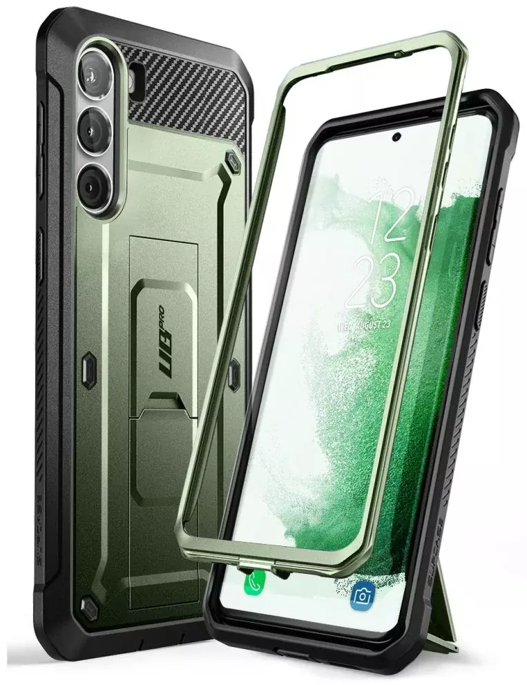 Противоударный чехол бампер Supcase Unicorn Beetle PRO для Samsung Galaxy S23 Plus Dark Green (Темно Зеленый)
