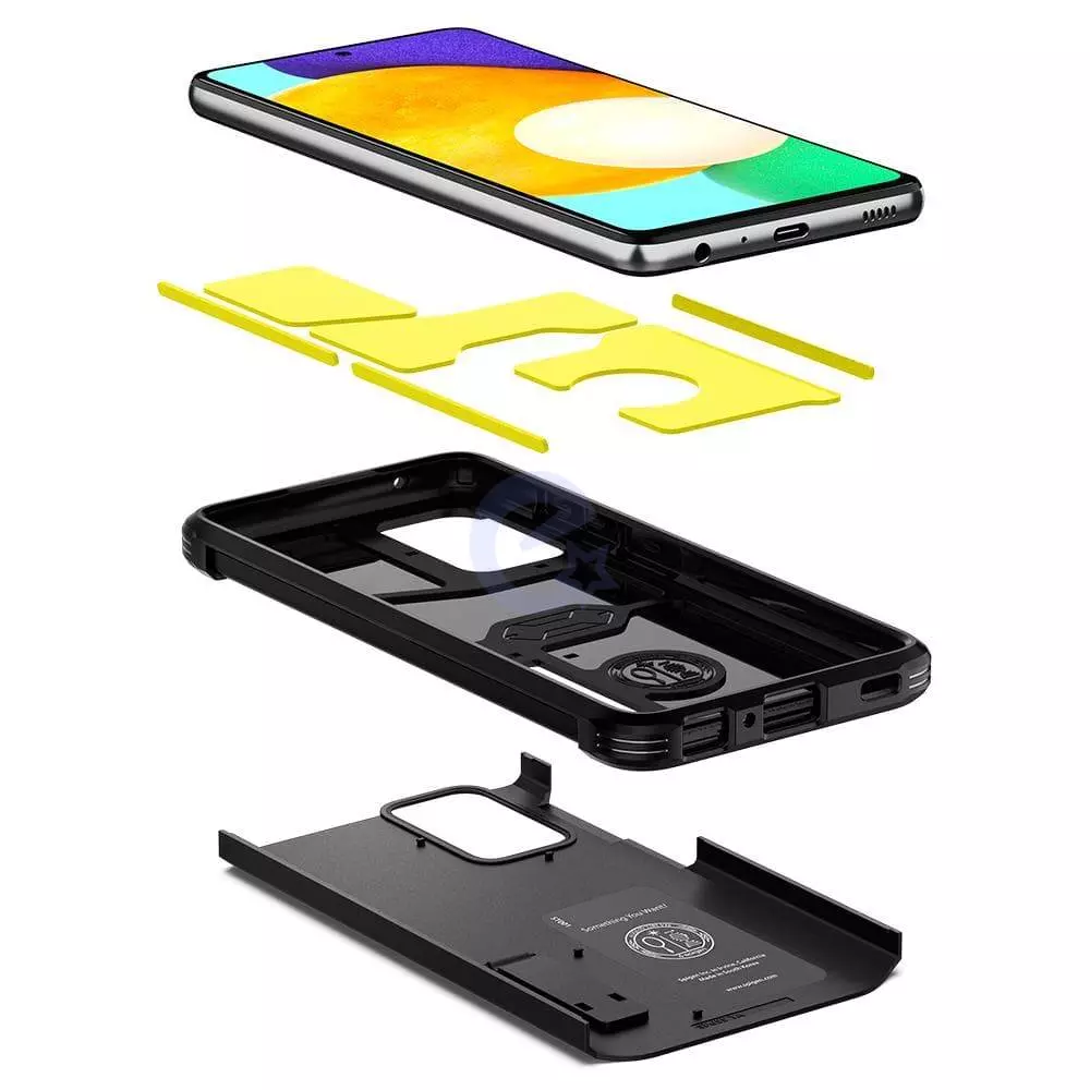 Противоударный чехол бампер Spigen Tough Armor (встроенная подставка) для Samsung Galaxy A73 5G Metal Slate (Металлический Сланец) Противоударный чехол бампер Spigen Tough Armor (встроенная подставка) для Samsung Galaxy A73 5G Metal Slate (Металлический Сланец)
