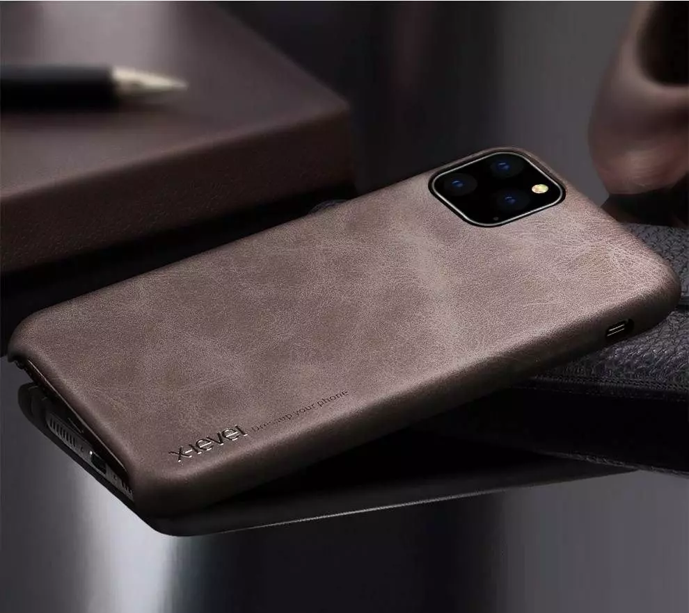 Чохол бампер для Realme 9 5G / 9 Pro X-Level Leather Bumper Coffee (Кавовий)