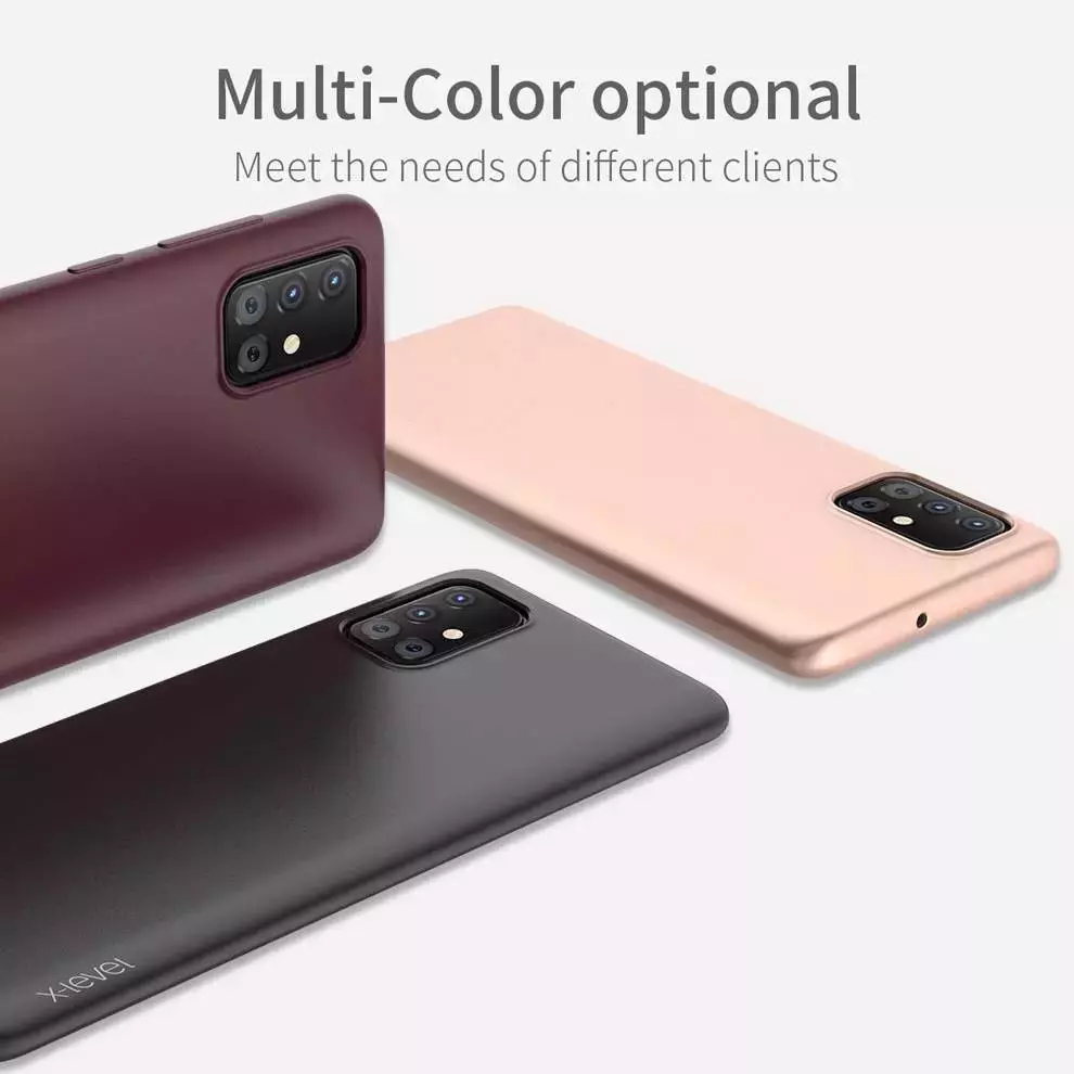 Ультратонкий чохол бампер для Xiaomi Redmi Note 12 X-level Matte Black (Чорний)