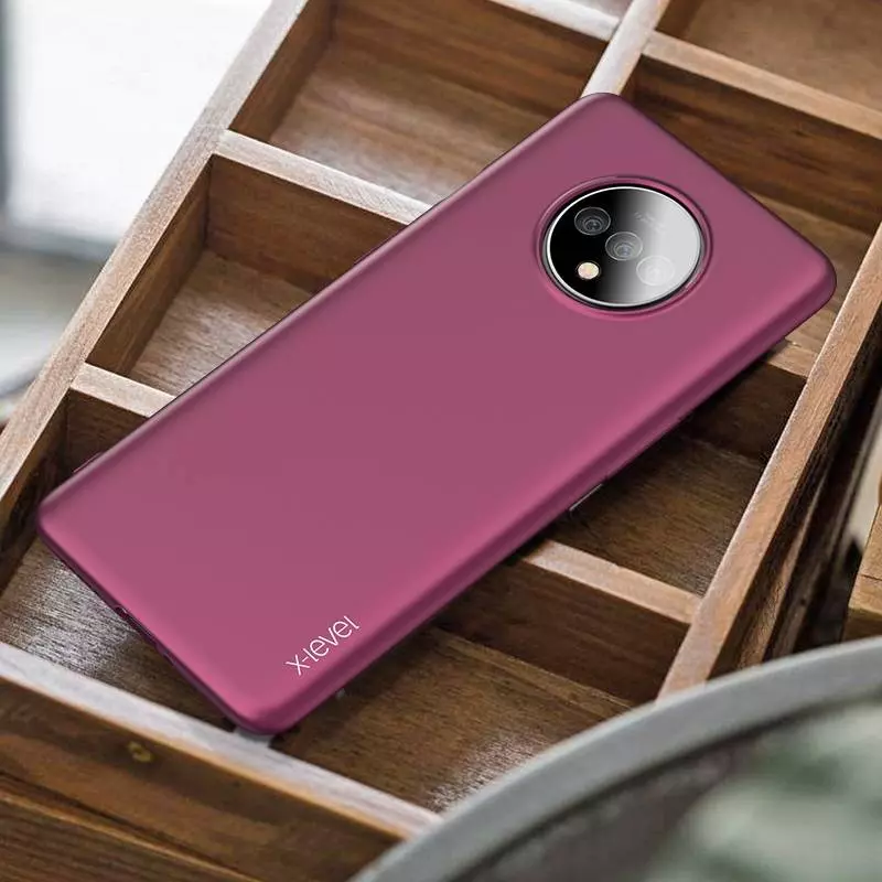 Ультратонкий чехол бампер для Nokia G50 X-level Matte Wine red (Винный)