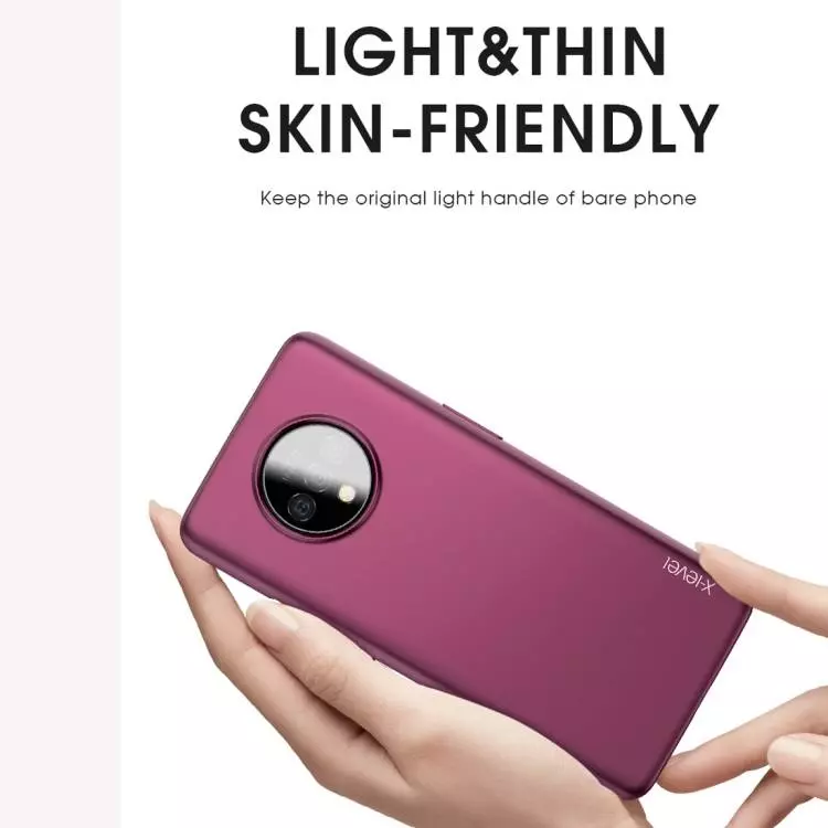 Ультратонкий чехол бампер для Nokia G50 X-level Matte Wine red (Винный)