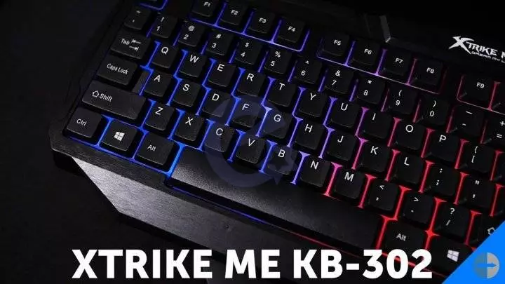 Ігрова клавіатура XTRIKE ME Gaming KB-302 провідна, з підсвічуванням, USB Black (Чорний)