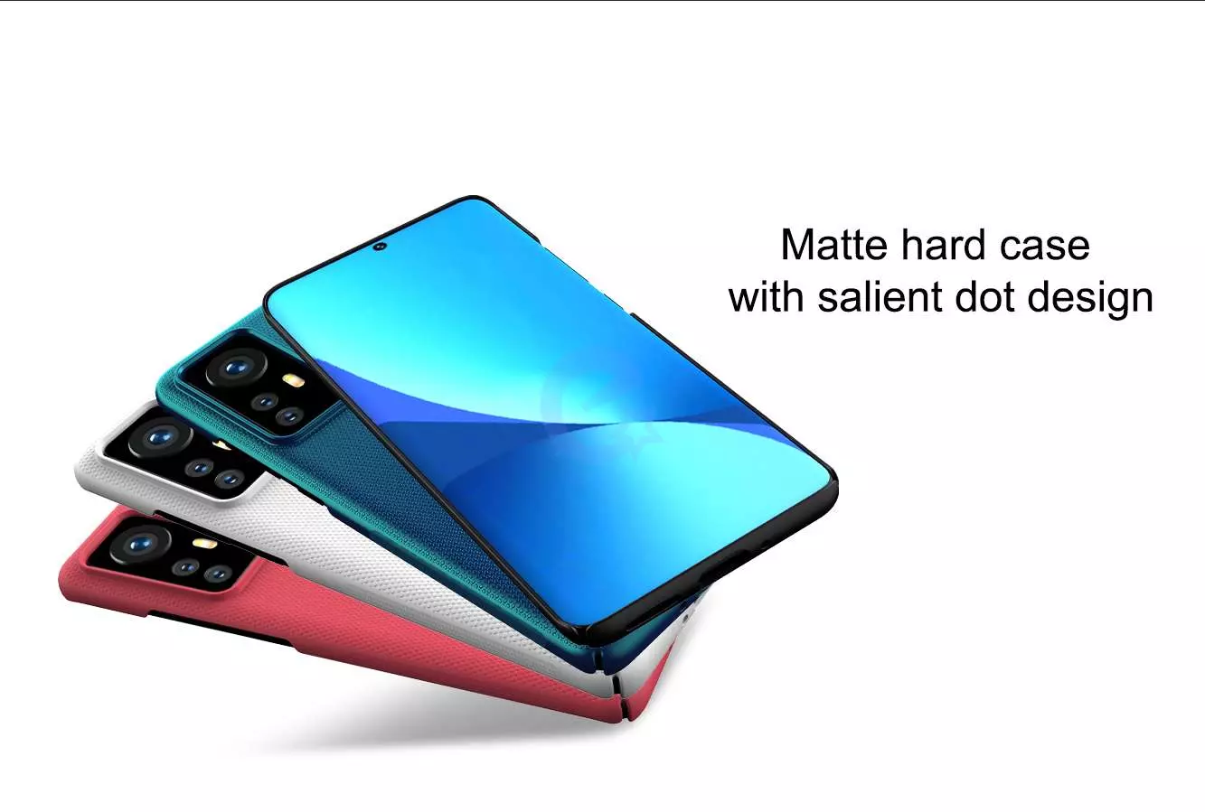 Протиударний чохол бампер Nillkin Super Frosted Shield для Xiaomi 12 / 12S / 12X Black (Чорний)