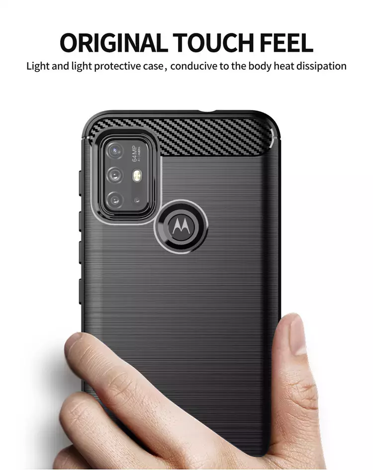 Противоударный чехол бампер для Motorola Moto G42 iPaky Carbon Fiber Black (Черный) Противоударный чехол бампер для Motorola Moto G42 iPaky Carbon Fiber Black (Черный)