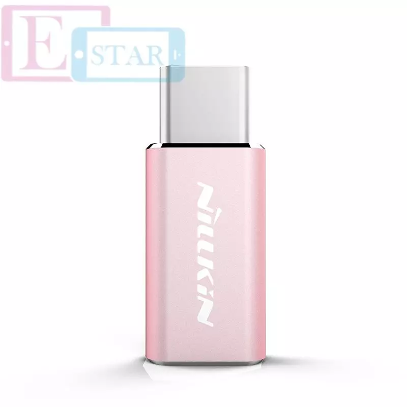 Переходник Type C to Micro USB Nillkin Adapter для планшетов и смартфонов Rose Gold (Розовое золото) AD-MT Переходник Type C to Micro USB Nillkin Adapter для планшетов и смартфонов Rose Gold (Розовое золото) AD-MT