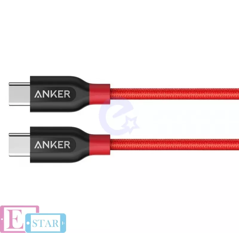 Кабель Anker Powerline+ USB-C to USB-C 2.0 - 0.9м V3 Gray (Серый) A8187HA1