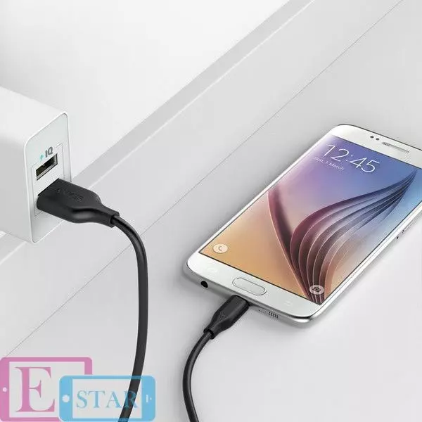 Кабель Anker PowerLine Micro USB-USB 1.8 м Space Gray (Серый) A8133H11 Кабель Anker PowerLine Micro USB-USB 1.8 м Space Gray (Серый) A8133H11