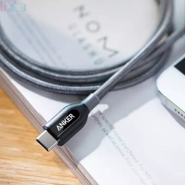 Кабель Anker Powerline+ USB-C to USB-C 3.0 - 1.8м V3 Gray (Сірий) A81880A1 Кабель Anker Powerline+ USB-C to USB-C 3.0 - 1.8м V3 Gray (Сірий) A81880A1