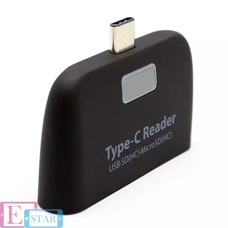 USB-хаб Anomaly Type-C Card Reader Micro SD Black (Черный)
