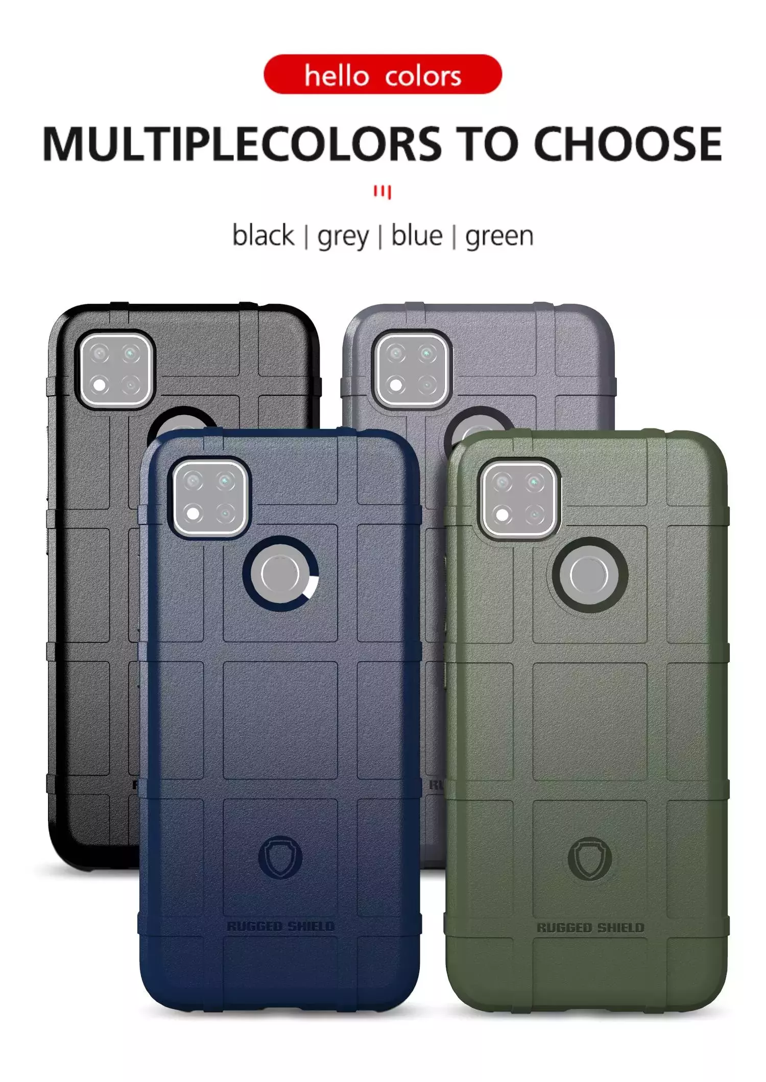 Противоударный чехол бампер для Infinix Hot 10 Anomaly Rugged Shield Grey (Серый)