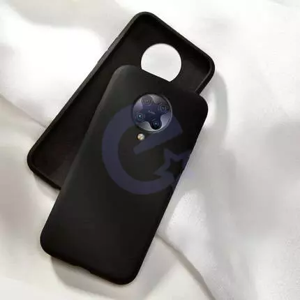 Чехол бампер для Nokia G50 Anomaly Silicone (с микрофиброй) Black (Черный)