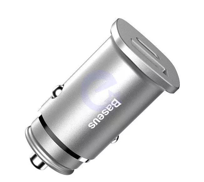 Автомобильная зарядка Baseus BS-C15C USB Car Charger 30W Silver (Серебристый) CCALL-AS0S