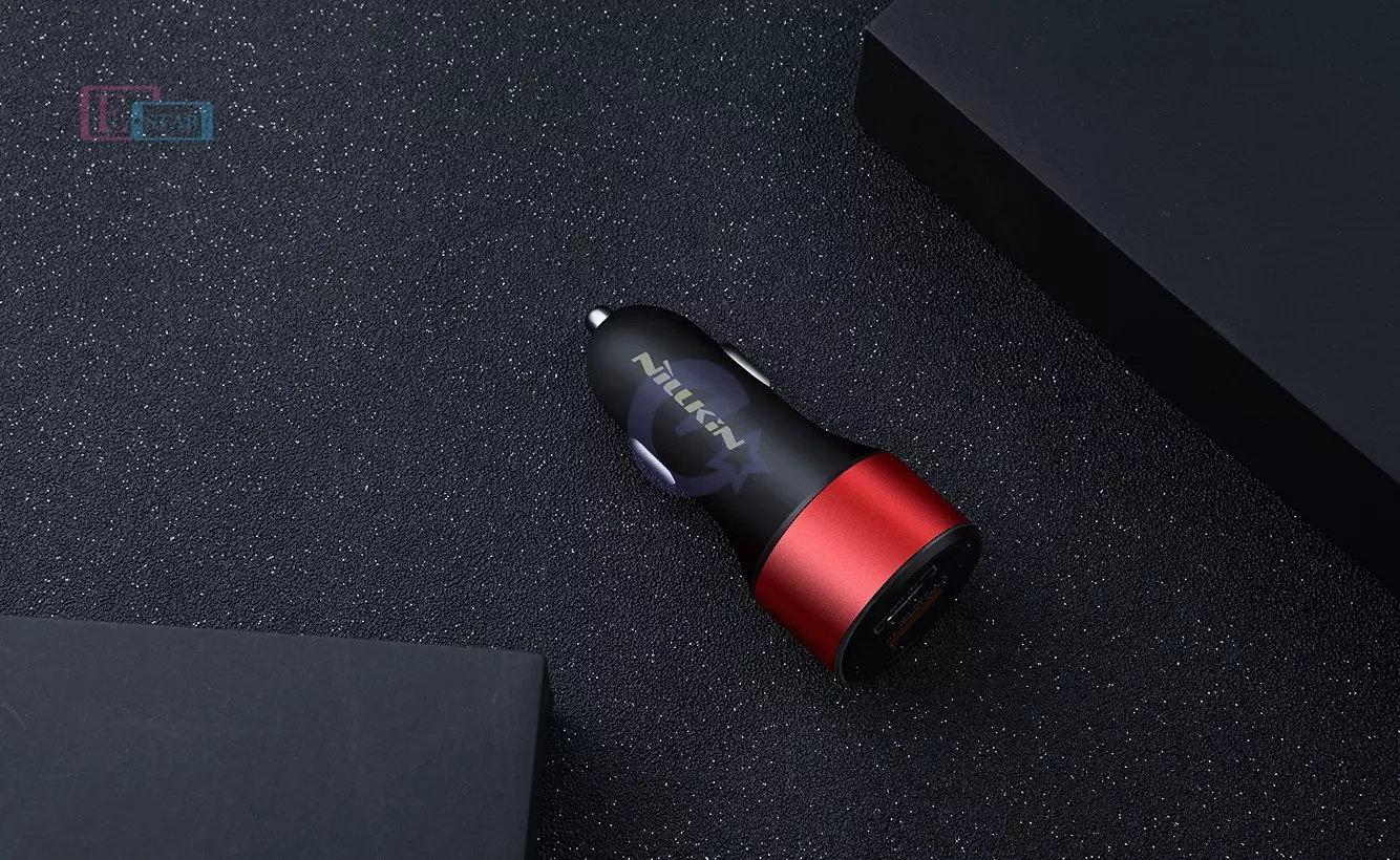 Автомобильная зарядка от прикуривателя Nillkin Duos Fast Car Charger 2 USB Red (Красный) NKC06 Автомобильная зарядка от прикуривателя Nillkin Duos Fast Car Charger 2 USB Red (Красный) NKC06