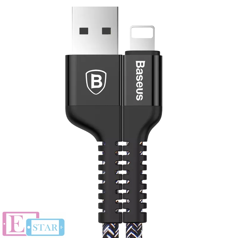 Кабель Baseus Confidant Anti-break Cable 1.5m Black (Чорний) CALZJ-B01