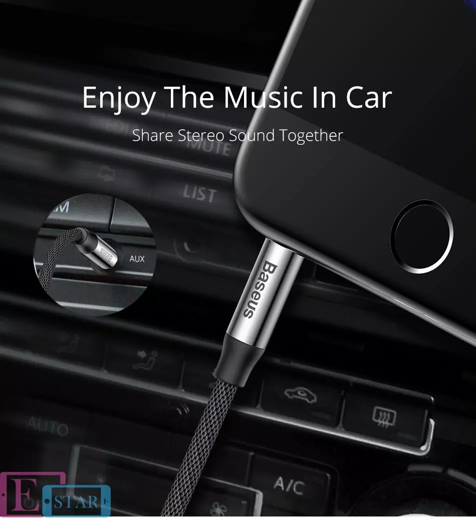 Аудіо-кабель Baseus Yiven Audio Cable M30 1 м Black (Чорний) CAM30-BS1 Аудіо-кабель Baseus Yiven Audio Cable M30 1 м Black (Чорний) CAM30-BS1