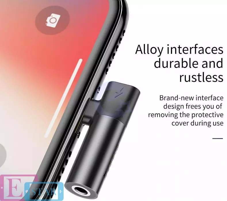 Перехідник Baseus L43 Lightning/3.5mm Silver (Срібний)