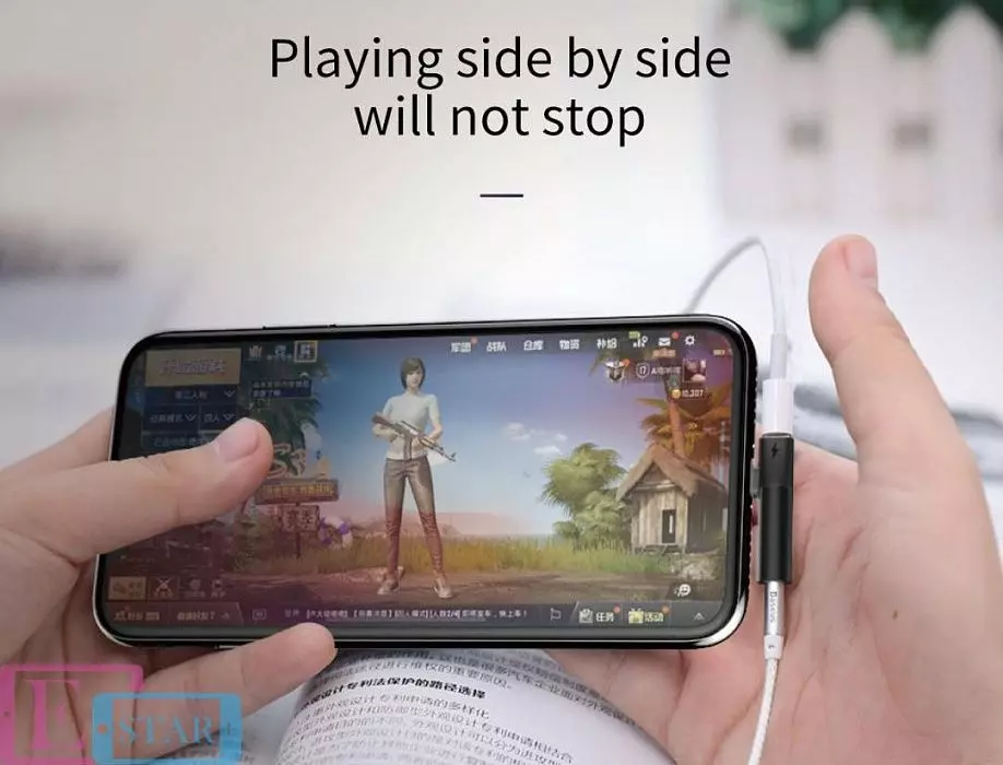 Переходник Baseus L43 Lightning/3.5mm Red (Красный) CALL43-91