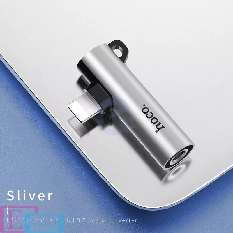 Адаптер Baseus LS21 Lightning Digital 3.5 Audio Converter Silver (Серебро)