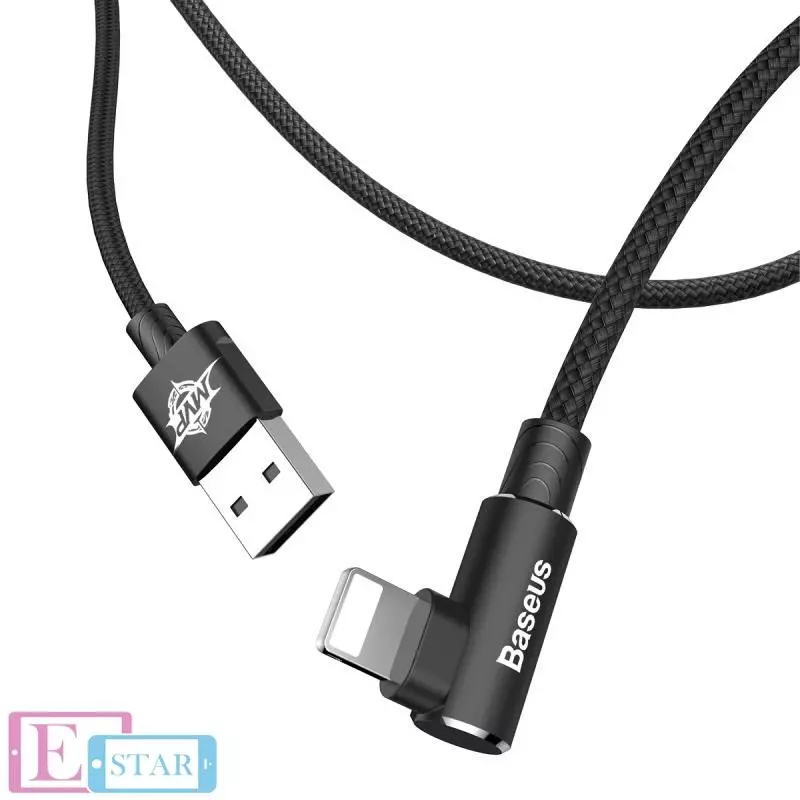 Кабель Baseus MVP Elbow Type Cable Black (Чорний) Кабель Baseus MVP Elbow Type Cable Black (Чорний)
