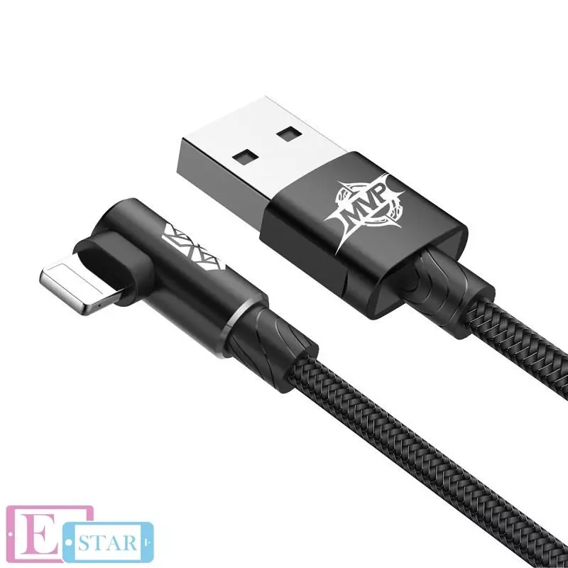 Кабель Baseus MVP Elbow Type Cable Black (Чорний) Кабель Baseus MVP Elbow Type Cable Black (Чорний)