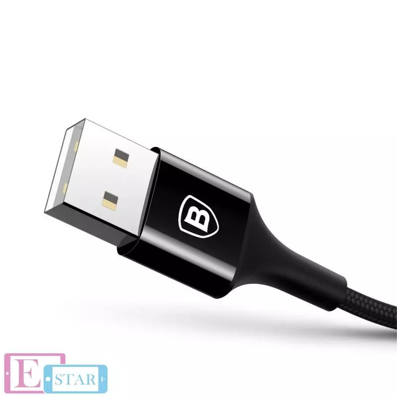 Кабель Baseus Shining Cable Lightning with Jet metal Silver (Срібний) CALSY-0S Кабель Baseus Shining Cable Lightning with Jet metal Silver (Срібний) CALSY-0S