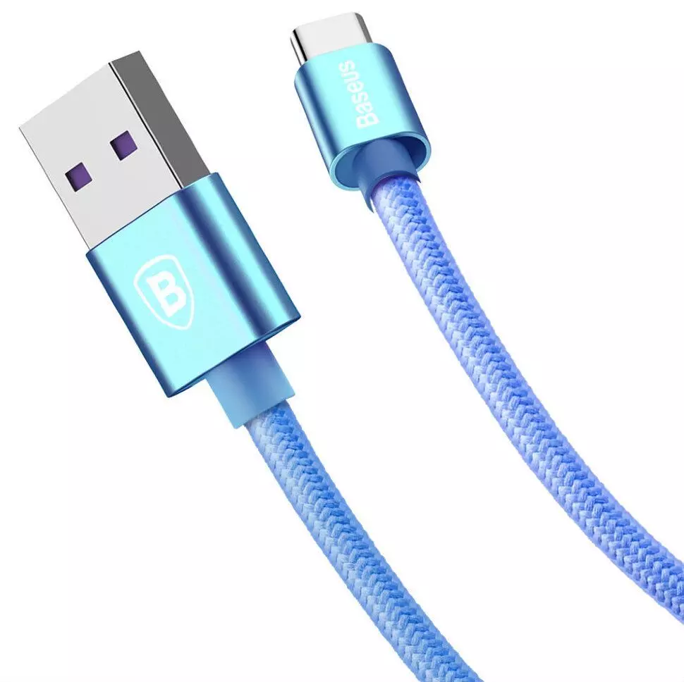 Кабель Baseus Speed QC Cable Blue (Синий) CATKC-03 Кабель Baseus Speed QC Cable Blue (Синий) CATKC-03