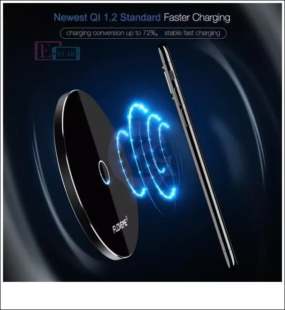 Беспроводное зарядное устройство Floveme Wirelless Charger Black (Черный) YXF93658_1