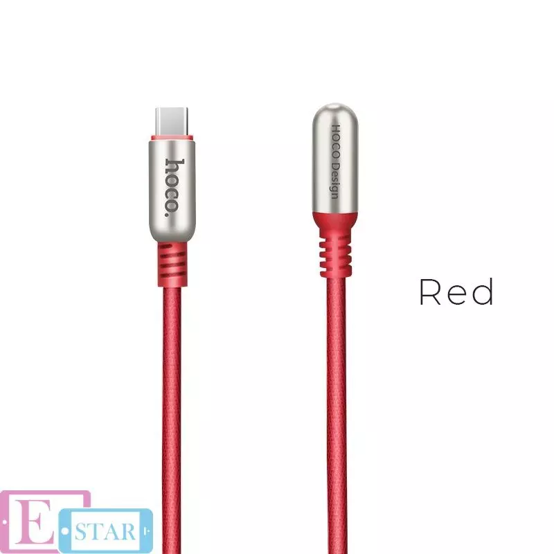 Кабель для зарядки и передачи данных Hoco U17 Capsule USB to Type C Red (Красный) Кабель для зарядки и передачи данных Hoco U17 Capsule USB to Type C Red (Красный)