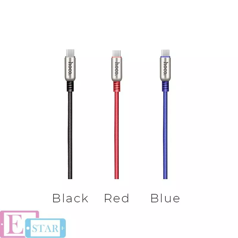 Кабель для зарядки и передачи данных Hoco U17 Capsule USB to Type C Red (Красный) Кабель для зарядки и передачи данных Hoco U17 Capsule USB to Type C Red (Красный)