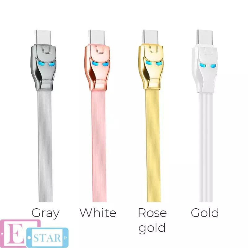 Кабель для зарядки и передачи данных Hoco U14 Steel Man USB to Type C Gold (Золото) Кабель для зарядки и передачи данных Hoco U14 Steel Man USB to Type C Gold (Золото)