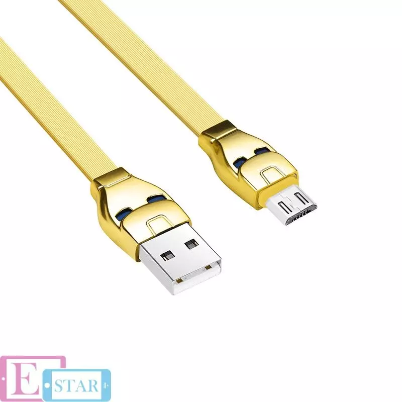 Кабель для зарядки и передачи данных Hoco U14 Steel Man USB Micro USB White (Белый) Кабель для зарядки и передачи данных Hoco U14 Steel Man USB Micro USB White (Белый)