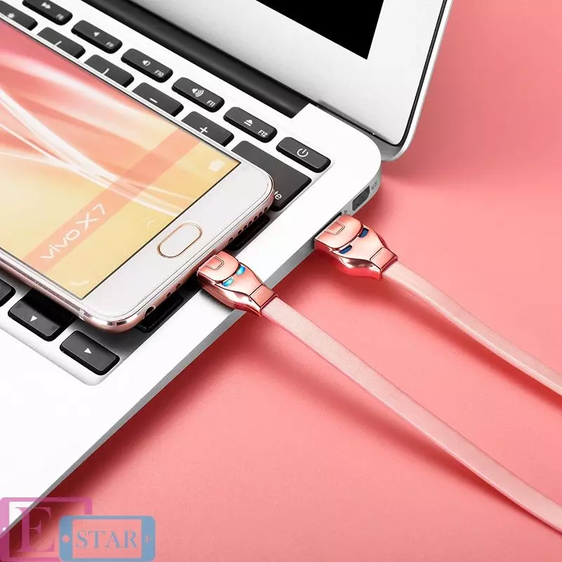 Кабель для зарядки и передачи данных Hoco U14 Steel Man USB Micro USB White (Белый) Кабель для зарядки и передачи данных Hoco U14 Steel Man USB Micro USB White (Белый)