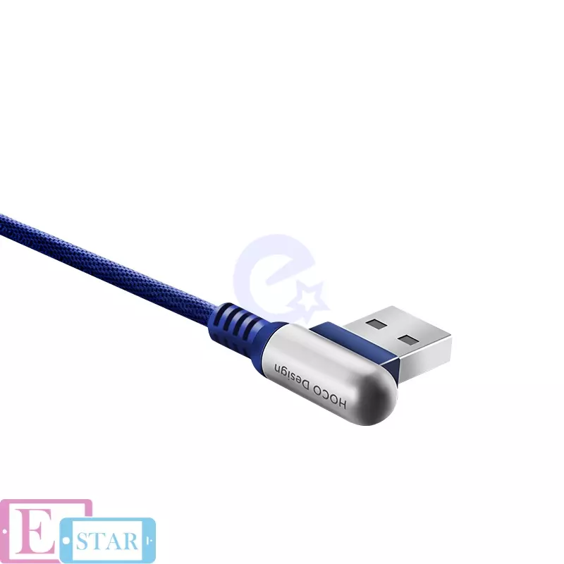 Кабель для зарядки и передачи данных Hoco U17 Capsule 3-in-1 Lightning Micro-USB Type-C Blue (Синий)