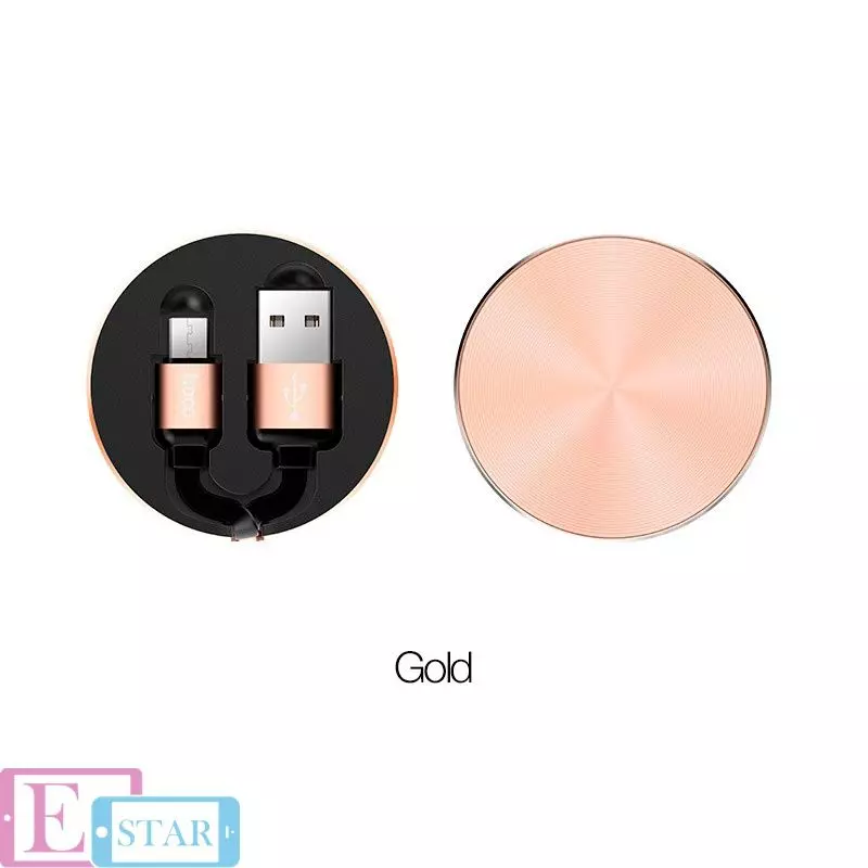 Кабель для заряджання та передачі даних Hoco U23 Resilient USB to Micro-USB Gold (Золото)