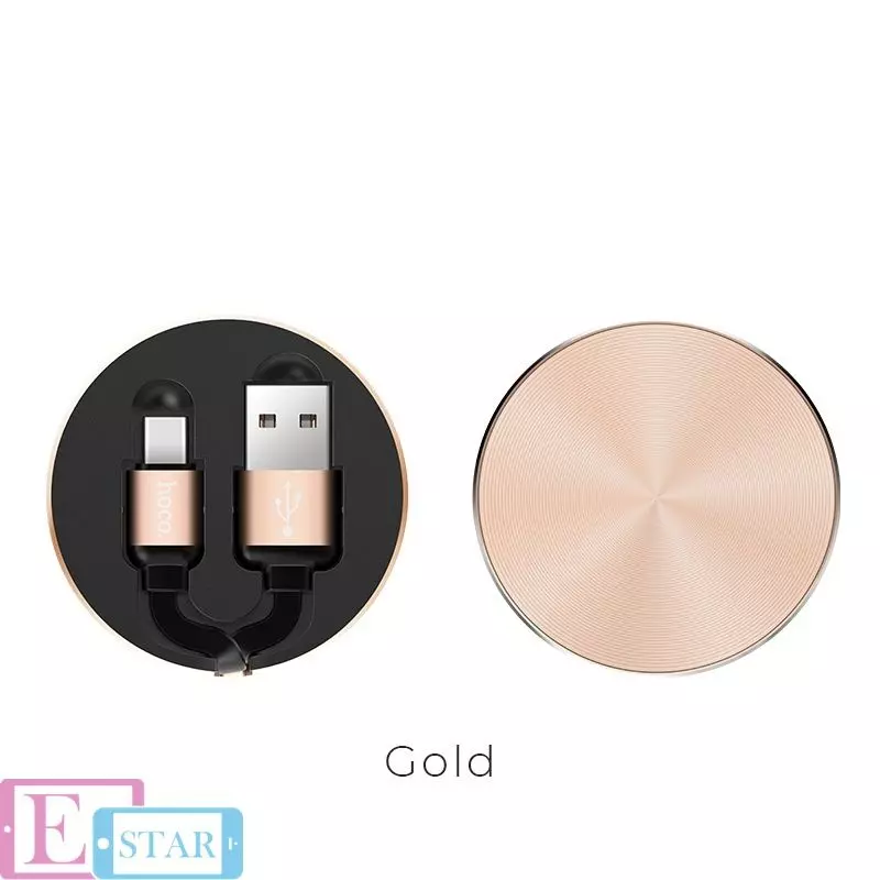 Кабель для заряджання та передачі даних Hoco U23 Resilient USB to Type C Gold (Золото)