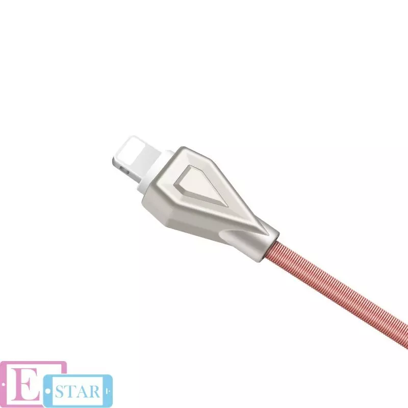Кабель для зарядки и передачи данных Hoco U25 Golden Armor USB to Lightning Rose Gold (Розовое золото) Кабель для зарядки и передачи данных Hoco U25 Golden Armor USB to Lightning Rose Gold (Розовое золото)