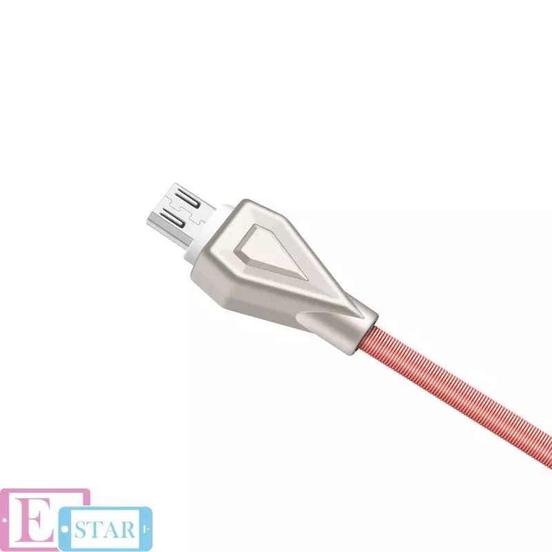 Кабель для зарядки и передачи данных Hoco U25 Golden Armor USB to Micro-USB Rose Gold (Розовое золото) Кабель для зарядки и передачи данных Hoco U25 Golden Armor USB to Micro-USB Rose Gold (Розовое золото)
