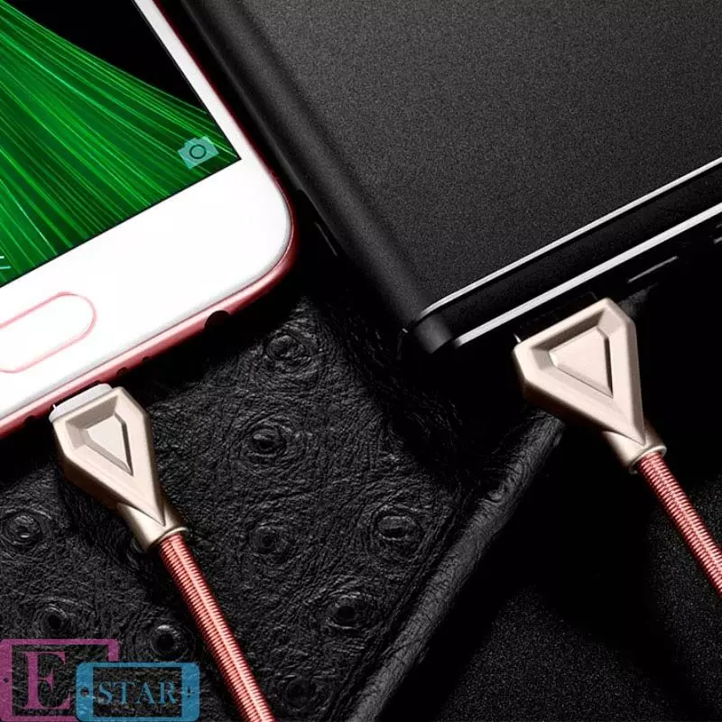 Кабель для зарядки и передачи данных Hoco U25 Golden Armor USB to Micro-USB Rose Gold (Розовое золото) Кабель для зарядки и передачи данных Hoco U25 Golden Armor USB to Micro-USB Rose Gold (Розовое золото)