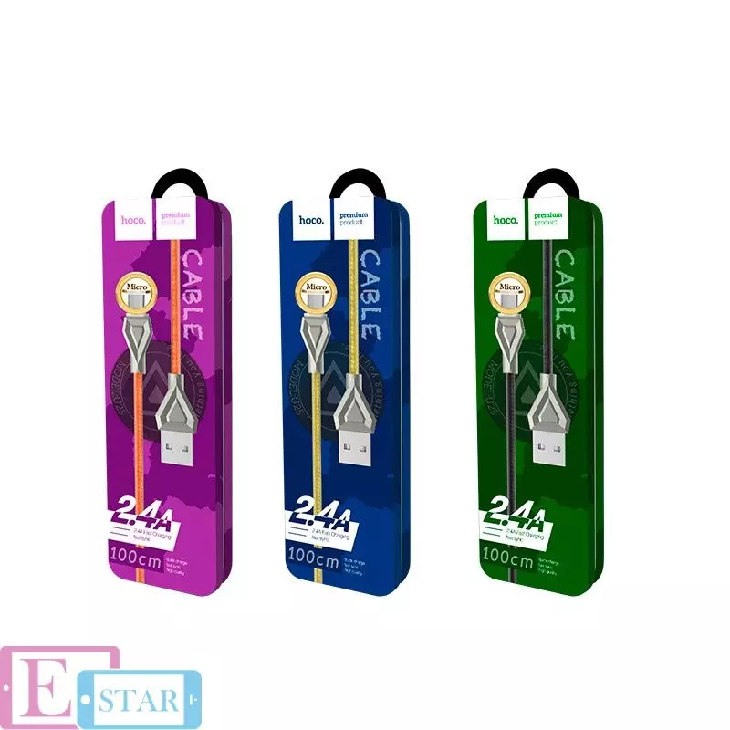 Кабель для зарядки и передачи данных Hoco U25 Golden Armor USB to Micro-USB Rose Gold (Розовое золото) Кабель для зарядки и передачи данных Hoco U25 Golden Armor USB to Micro-USB Rose Gold (Розовое золото)