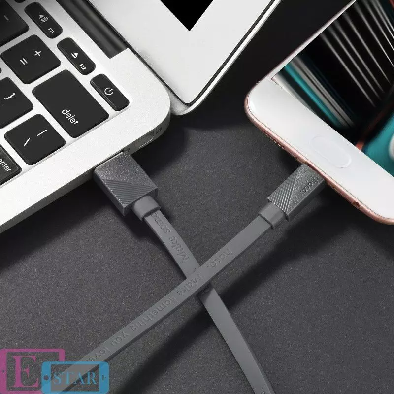 Кабель для зарядки и передачи данных Hoco U34 LingYing Type-C White (Белый) Кабель для зарядки и передачи данных Hoco U34 LingYing Type-C White (Белый)