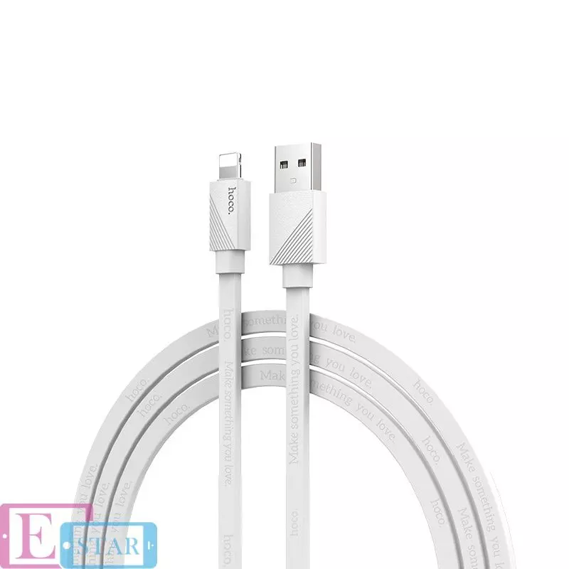 Кабель для зарядки и передачи данных Hoco U34 LingYing Lightning Gray (Серый) Кабель для зарядки и передачи данных Hoco U34 LingYing Lightning Gray (Серый)