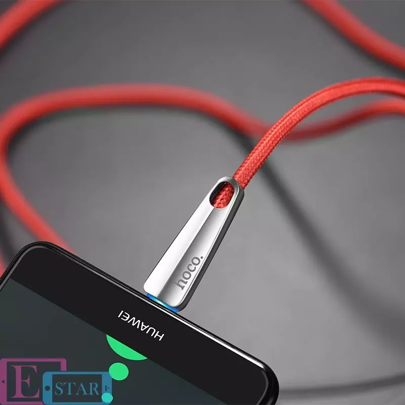 Кабель для зарядки и передачи данных Hoco U35 Space Shuttle Type-C 1,2 м Black (Черный)