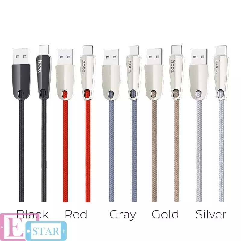 Кабель для заряджання та передачі даних Hoco U35 Space Shuttle Type-C 1,2 м Gray (Сірий) Кабель для заряджання та передачі даних Hoco U35 Space Shuttle Type-C 1,2 м Gray (Сірий)