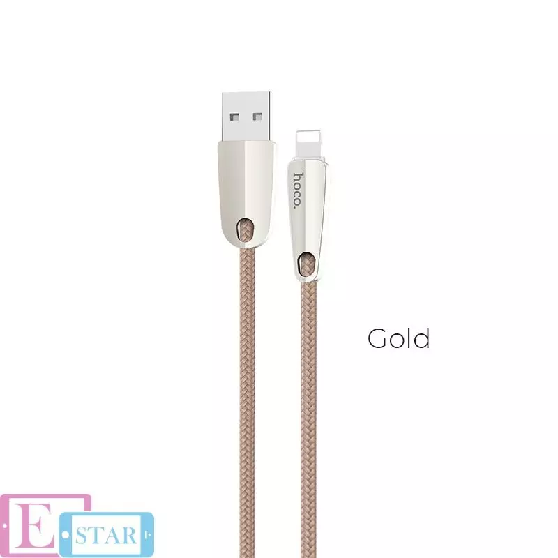 Кабель для заряджання та передачі даних Hoco U35 Space Shuttle Lightning 2 м Gold (Золото) Кабель для заряджання та передачі даних Hoco U35 Space Shuttle Lightning 2 м Gold (Золото)