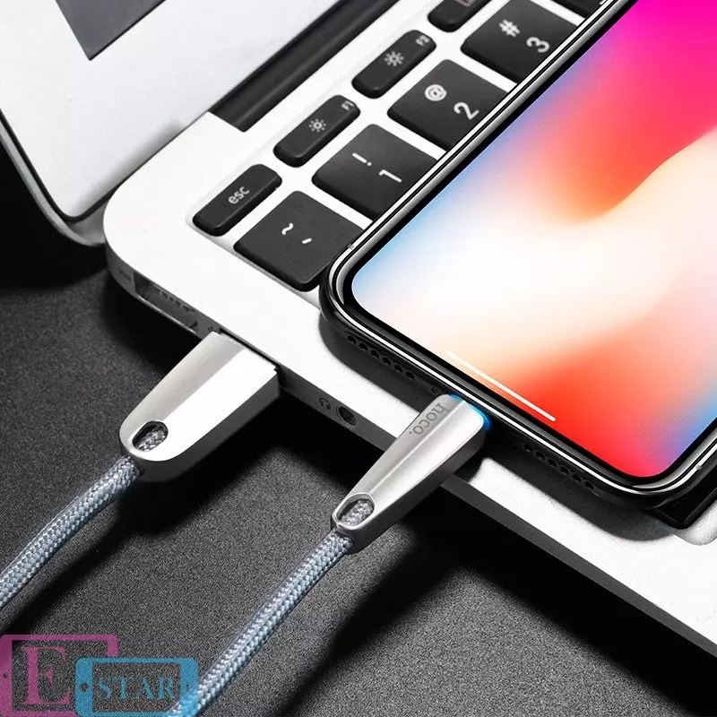 Кабель для заряджання та передачі даних Hoco U35 Space Shuttle Lightning 2 м Gold (Золото) Кабель для заряджання та передачі даних Hoco U35 Space Shuttle Lightning 2 м Gold (Золото)