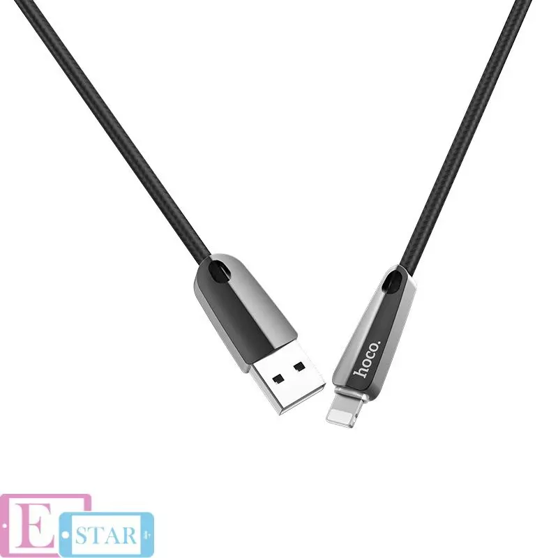 Кабель для заряджання та передачі даних Hoco U35 Space Shuttle Lightning 2 м Black (Чорний) Кабель для заряджання та передачі даних Hoco U35 Space Shuttle Lightning 2 м Black (Чорний)