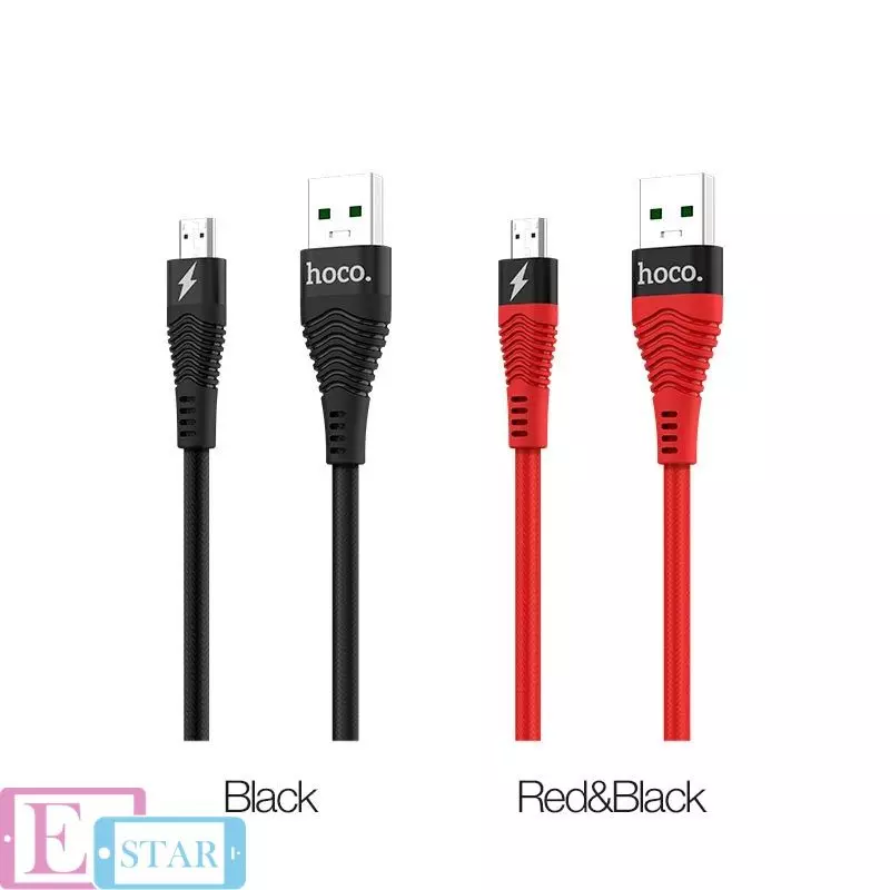 Кабель для зарядки и передачи данных Hoco U38 Flash для OPPO Micro USB Black (Черный) Кабель для зарядки и передачи данных Hoco U38 Flash для OPPO Micro USB Black (Черный)