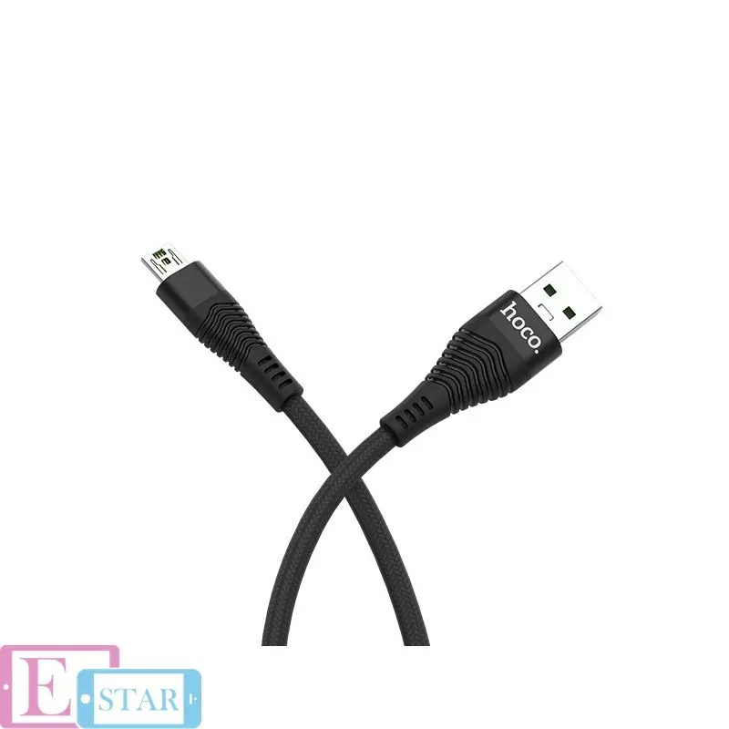 Кабель для зарядки и передачи данных Hoco U38 Flash для OPPO Micro USB Black (Черный) Кабель для зарядки и передачи данных Hoco U38 Flash для OPPO Micro USB Black (Черный)